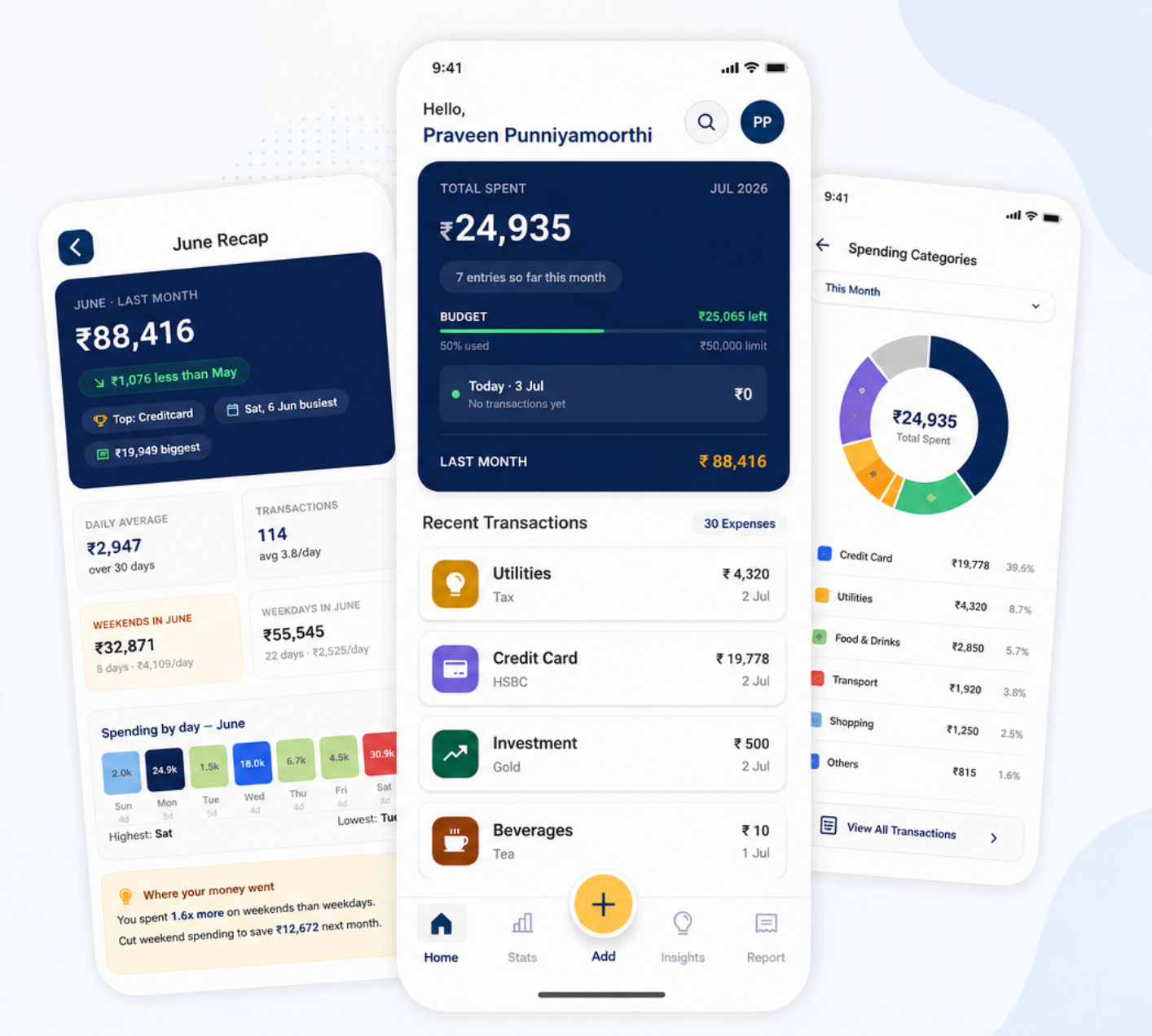 Cash Diary App Screenshot