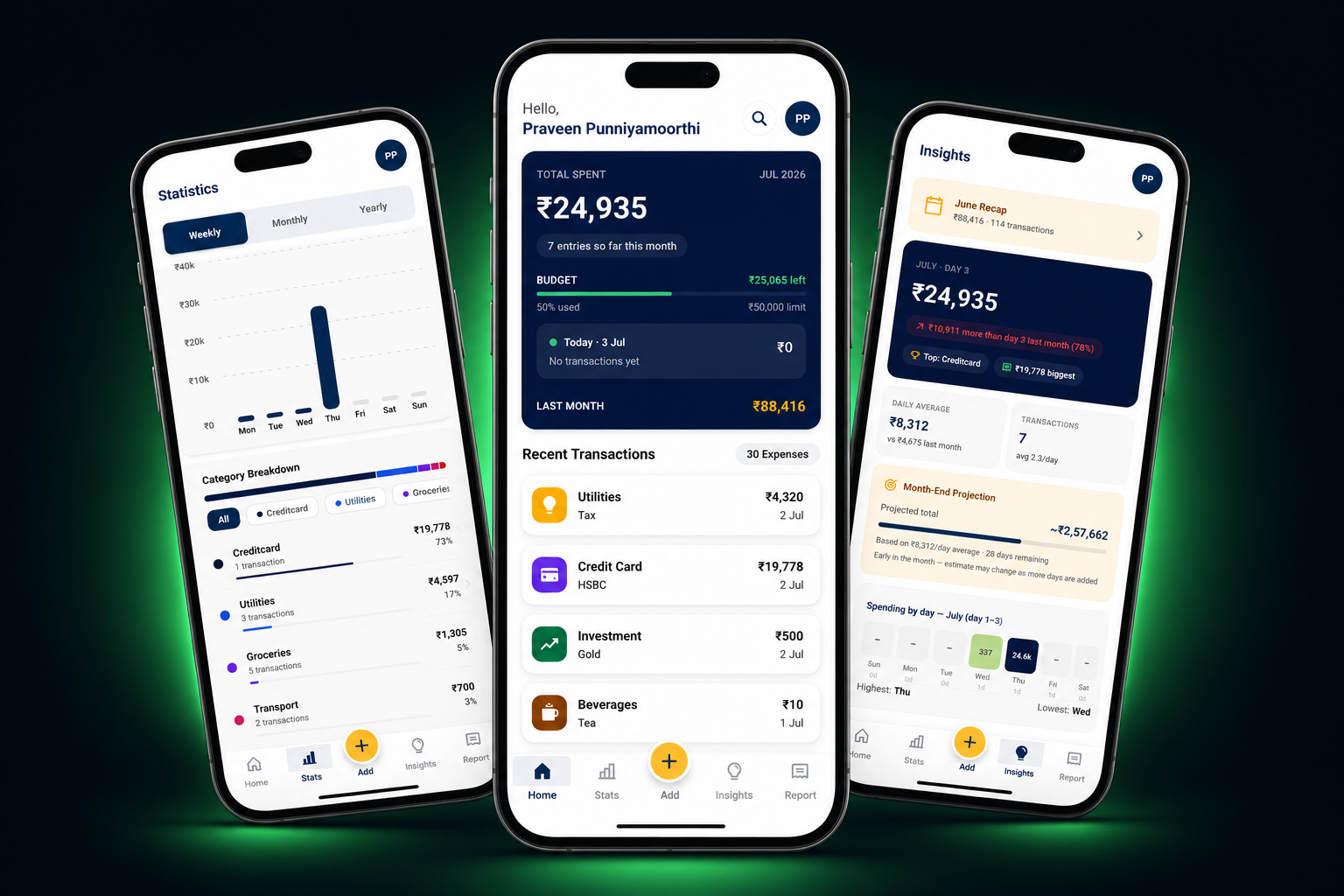 Cash Diary App Screenshot